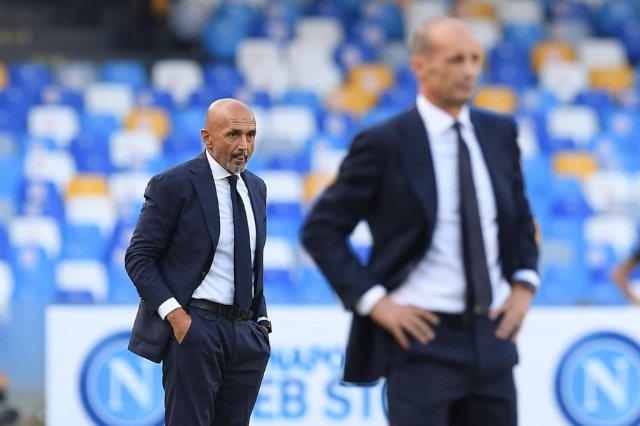 foto sotto Spalletti-Allegri